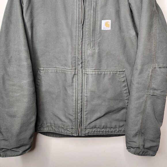 Carhartt Full Swing Jacket Olive MOS Green Mens Size Small Canvas Work wear - Picture 3 of 14